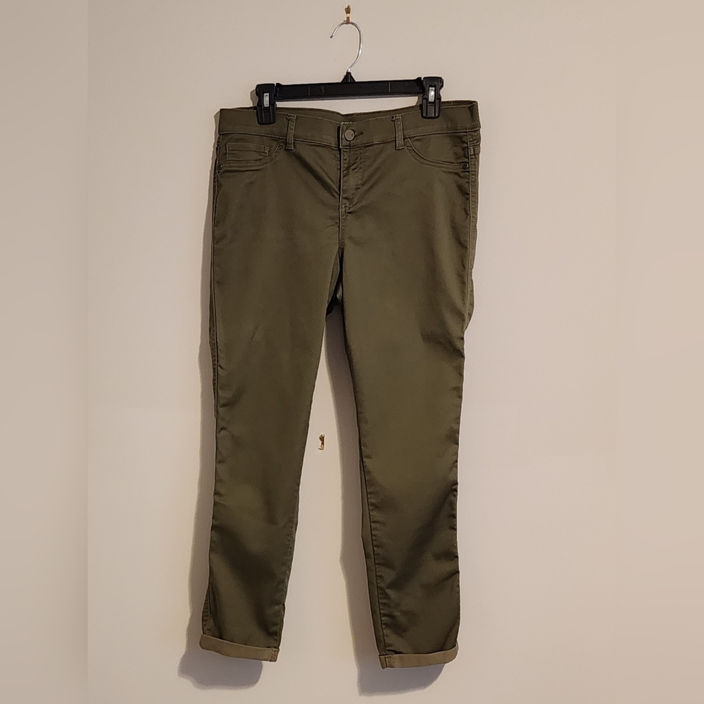 New York & Company Olive Green Ankle Legging